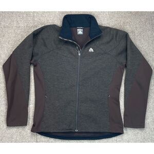 Nike ACG Women s Brown Thermal Full Zip Athletic‎ Jacket Size Large